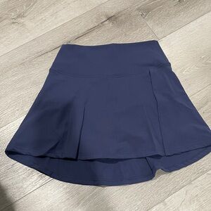 Chic Navy Skater Skirt